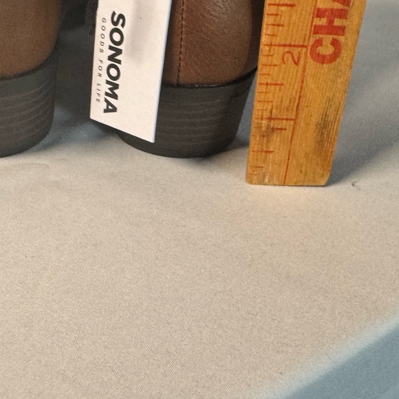 Sonoma Brown Faux Leather Ankle Boots Women’s Size 6.5 – NWT - Picture 6 of 6